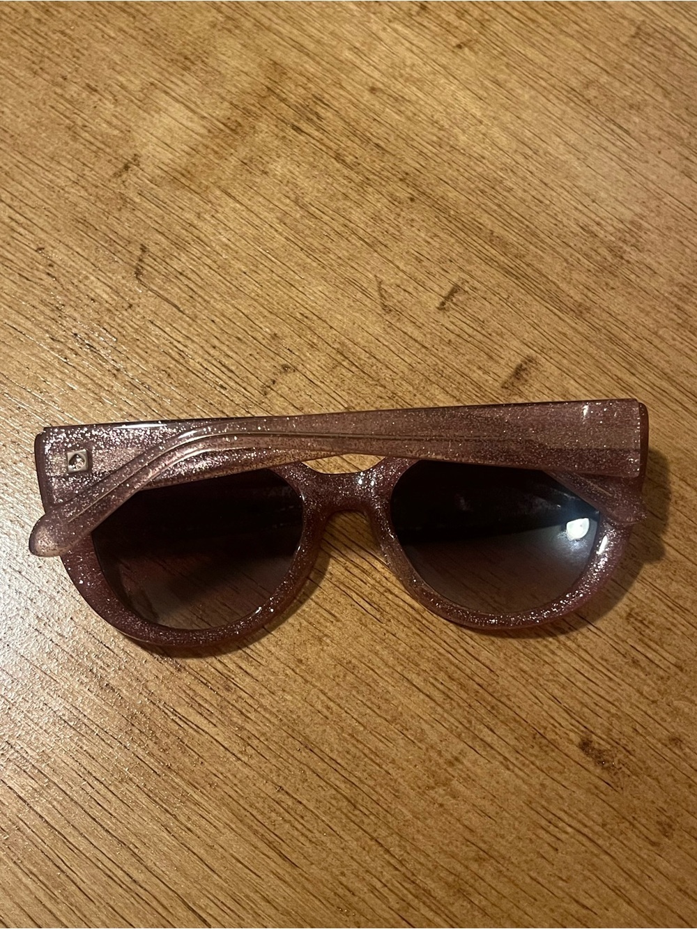 Kate Spade pink glitter cat eye sunglasses - Picture 2 of 8